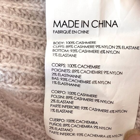 Club Monaco Cashmere Powder Pink Cowl Neck Sweater sz S/P - Picture 10 of 15